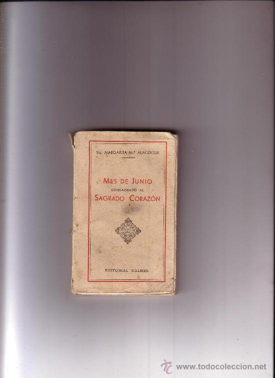 Libros de segunda mano: NOVENA MES DE JUNIO SAGRADO CORAZON A&Ntilde;O 1954