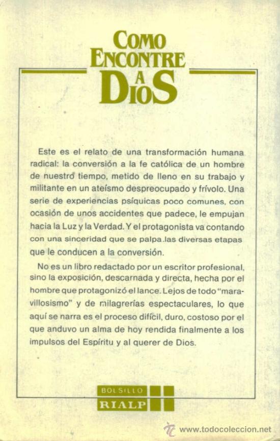 Libros de segunda mano: C&oacute;mo encontr&eacute; a Dios - Hellmut Laun - Rialp - 1988 - Foto 2