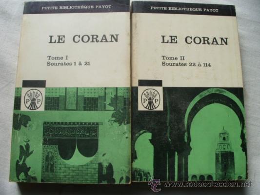 Libros de segunda mano: LE CORAN (2 vol&uacute;menes) 1958 - Foto 1