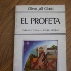 Libros de segunda mano: EL PROFETA. GIGRÁN JALIL GIBRÁN. Lote 38470773