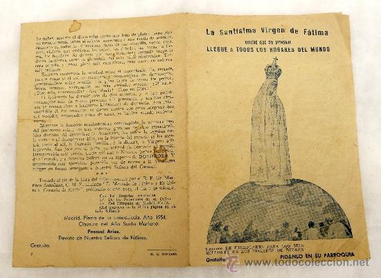 Libros de segunda mano: MENSAJE A FATIMA - 1954 - Foto 1
