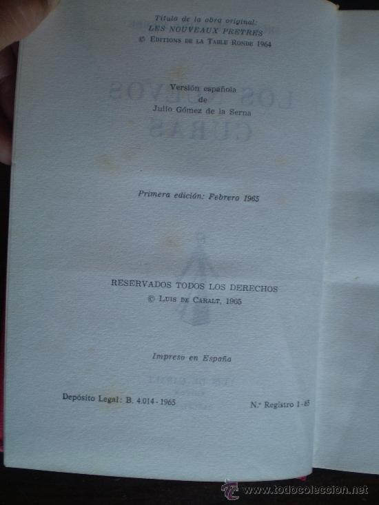 Libros de segunda mano: LOS NUEVOS CURAS - Foto 2