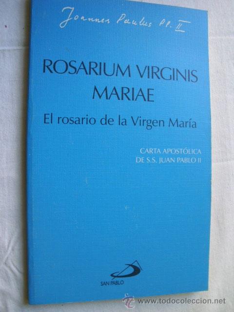 Libros de segunda mano: ROSARIUM VIRGINIS MARIAE. 2002 - Foto 1