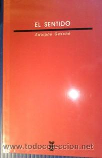 Libros de segunda mano: El sentido, Adolphe Gesche - Foto 1