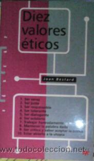 Libros de segunda mano: Diez valores &eacute;ticos, Joan Bestard - Foto 1