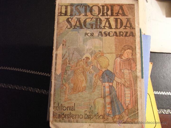 Libros de segunda mano: Historia sagrada. Ascarza. - Foto 1