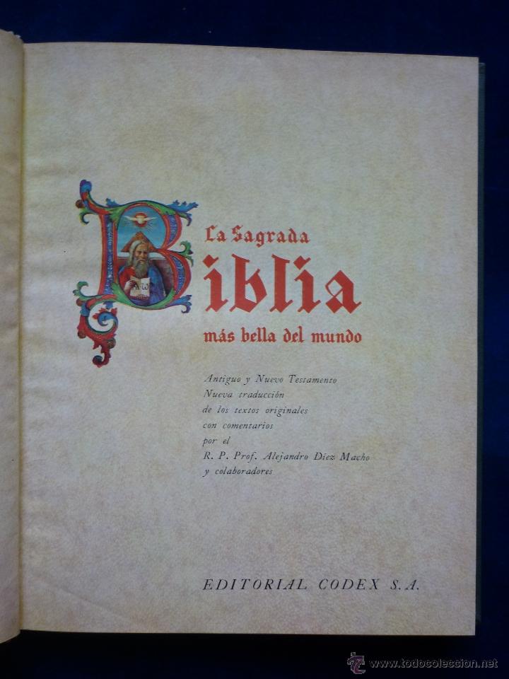 Libros de segunda mano: La Sagrada Biblia - Foto 4