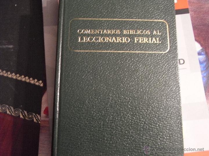 Libros de segunda mano: Comentarios b&iacute;blicos al leccionario ferial - Foto 1