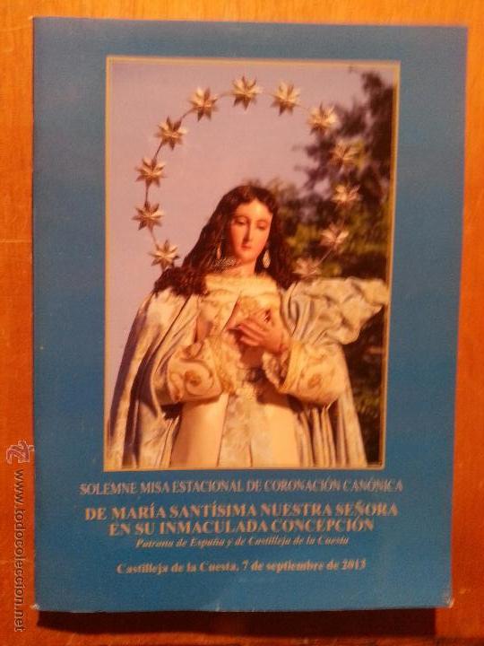 Second hand books: solemne misa estacional coronacion canonica virgen inmaculada concepcion castilleja de la cuesta