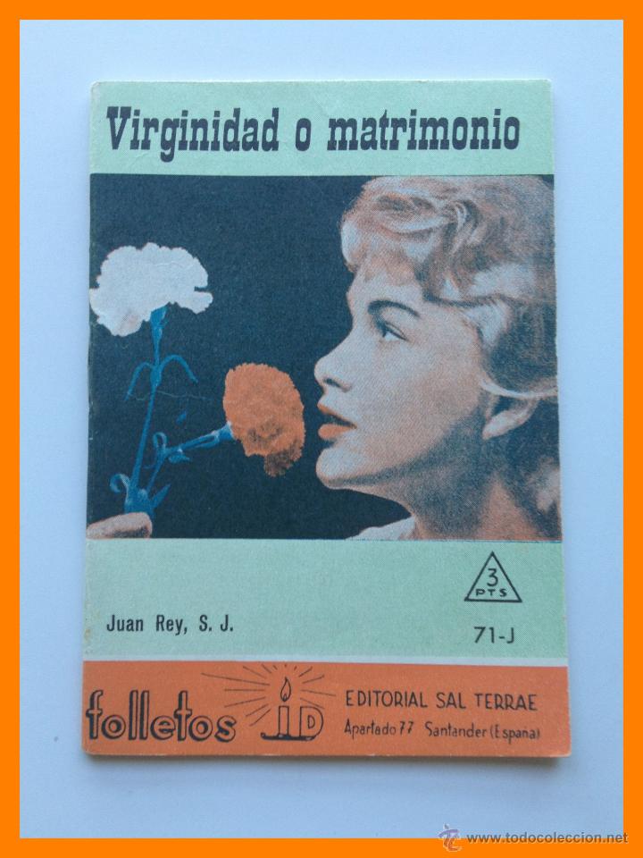 virginidad o matrimonio - juan rey - Compra venta en todocoleccion