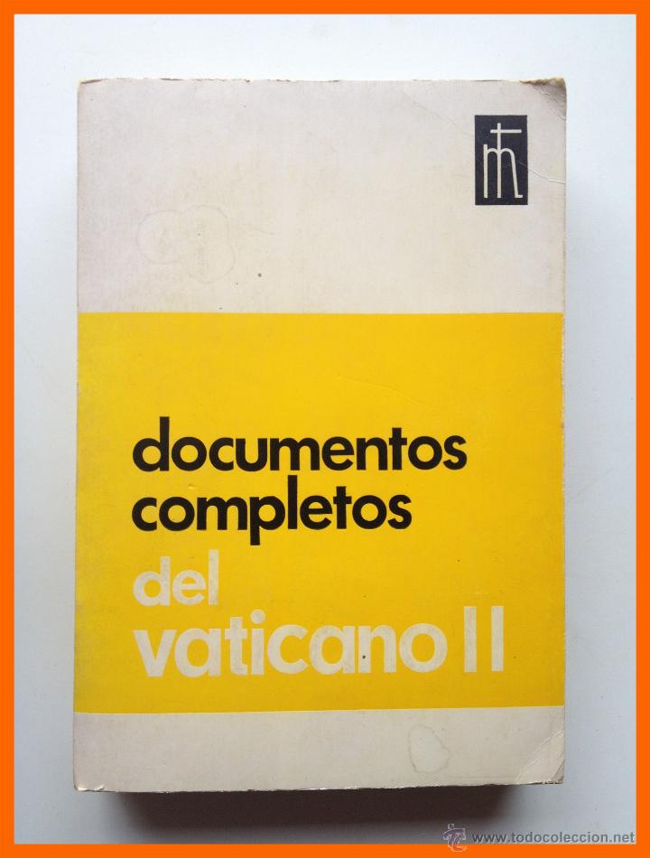 Libros de segunda mano: DOCUMENTOS completos del Vaticano II - Foto 1