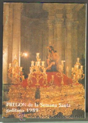 Libros de segunda mano: PREG&Oacute;N DE LA SEMANA SANTA DE C&Aacute;DIZ 1989 A-SESANTA-853