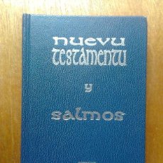 Libros de segunda mano: NUEVU TESTAMENTU Y SALMOS, SOCIEDA BIBLICA, 1997, NUEVO TESTAMENTO EN ASTURIANO. Lote 39651728