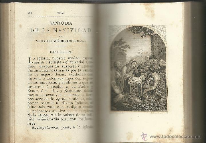 Libros de segunda mano: EUCOLOGIO ROMANO - DEVOCIONARIO COMPLETO - 1879 - Foto 3
