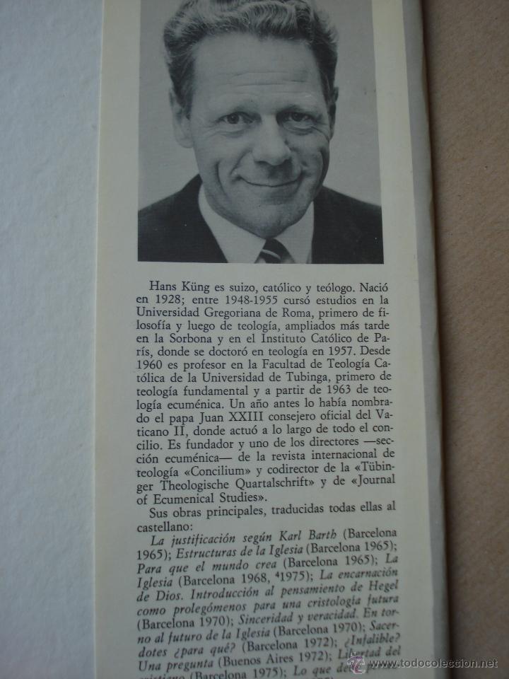 Libros de segunda mano: SER CRISTIANO, HANS K&Uuml;NG. 1977. - Foto 4