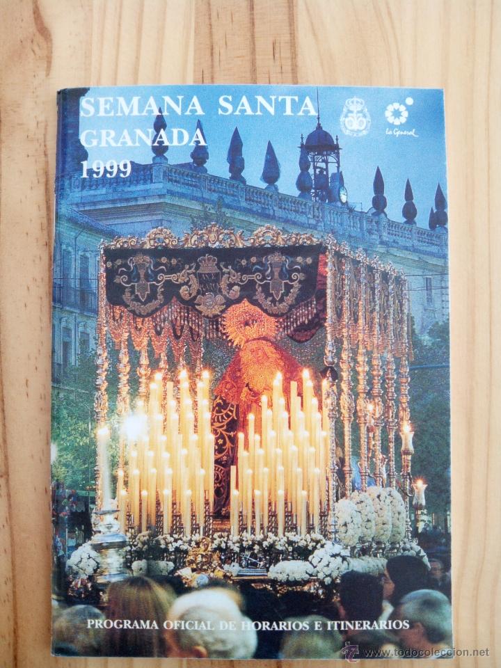Libros de segunda mano: Programa Oficial Semana Santa Granada 1999