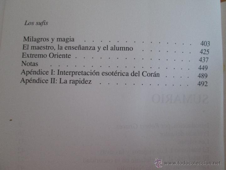 Libros de segunda mano: IDRIES SHAH. LOS SUFIS.INTRODUCCION DE ROBERT GRAVES. E.D. KAIROS. - Foto 8