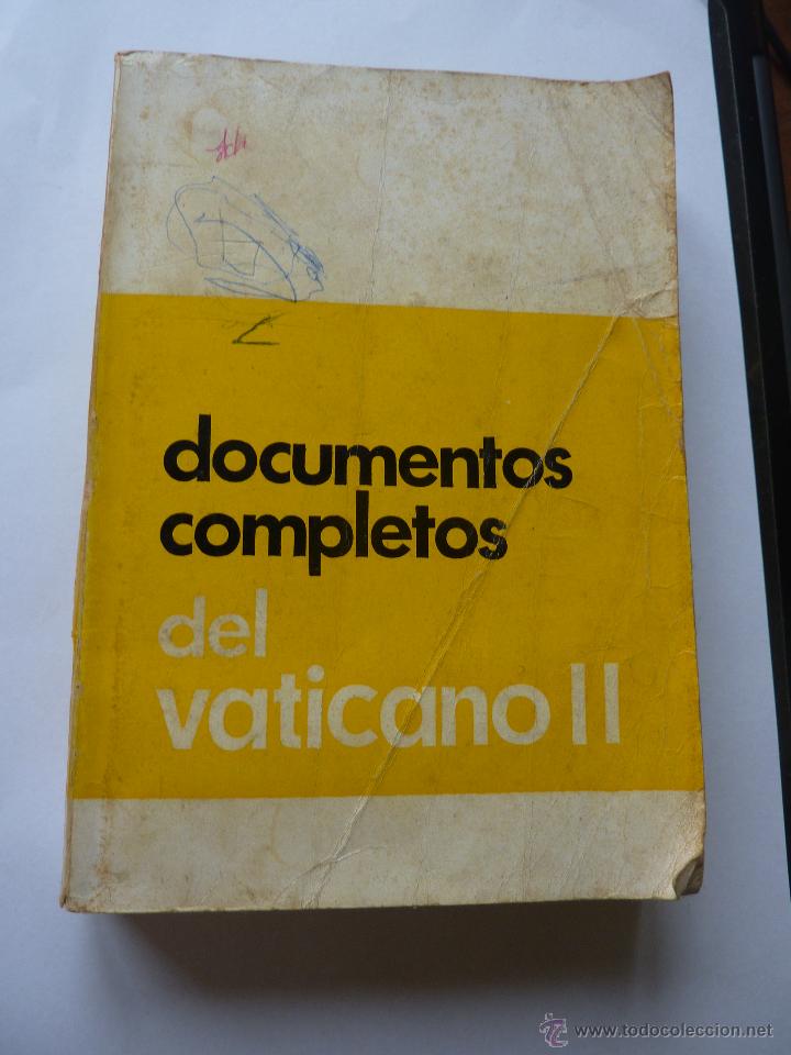 Libros de segunda mano: LIBRO N 344 - DOCUMENTOS COMPLETOS DEL VATICANO II - - Foto 1