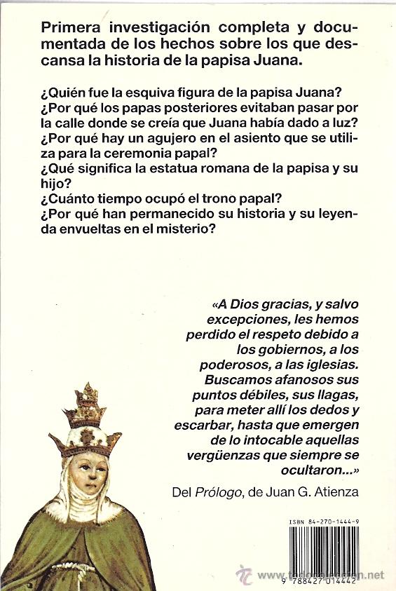 Libros de segunda mano: El Papa mujer - Foto 2
