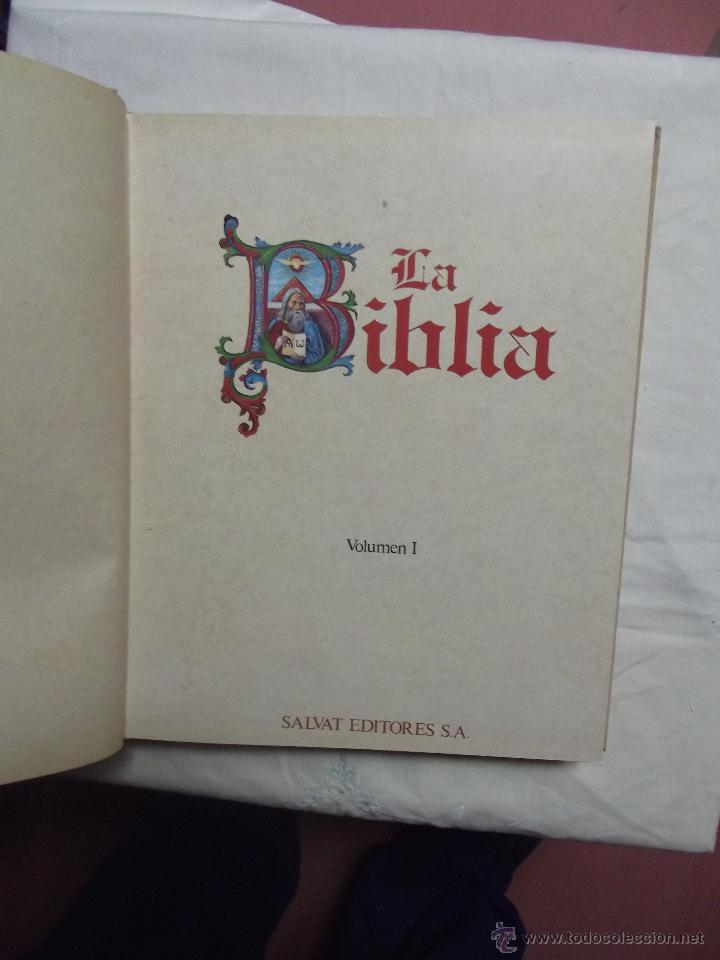Libros de segunda mano: LA BIBLIA EN 8 TOMOS - Foto 1