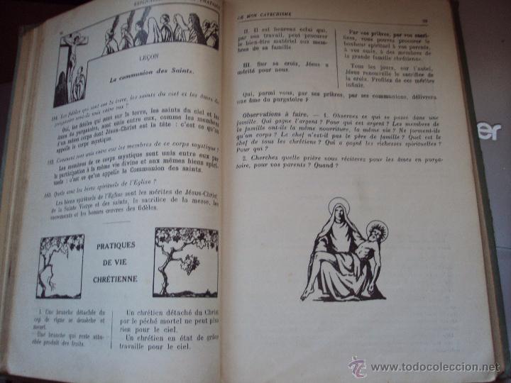 Libros de segunda mano: explication simple et pratique de Mon Catechisme 1938, en frances - Foto 2