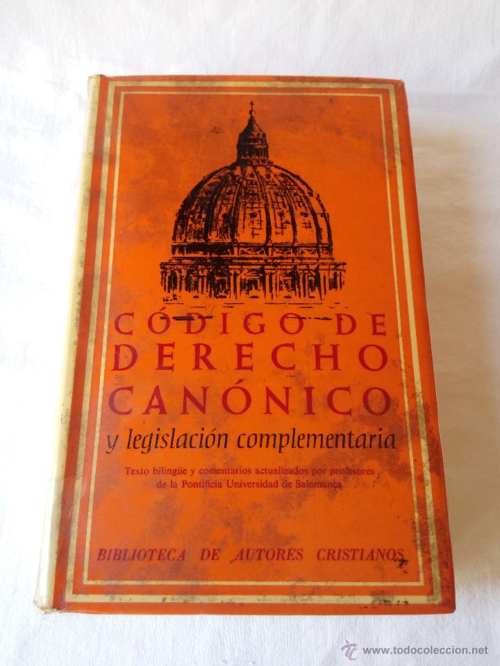 Libros de segunda mano: C&Oacute;DIGO DE DERECHO CAN&Oacute;NICO Y LEGISLACI&Oacute;N COMPLEMENTARIA. 1978. - Foto 1