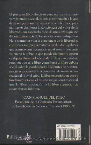 Libros de segunda mano: El poder de las sectas. Pepe Rodr&iacute;guez. Ediciones B, 1&ordf;  edici&oacute;n, 1997 - Foto 5