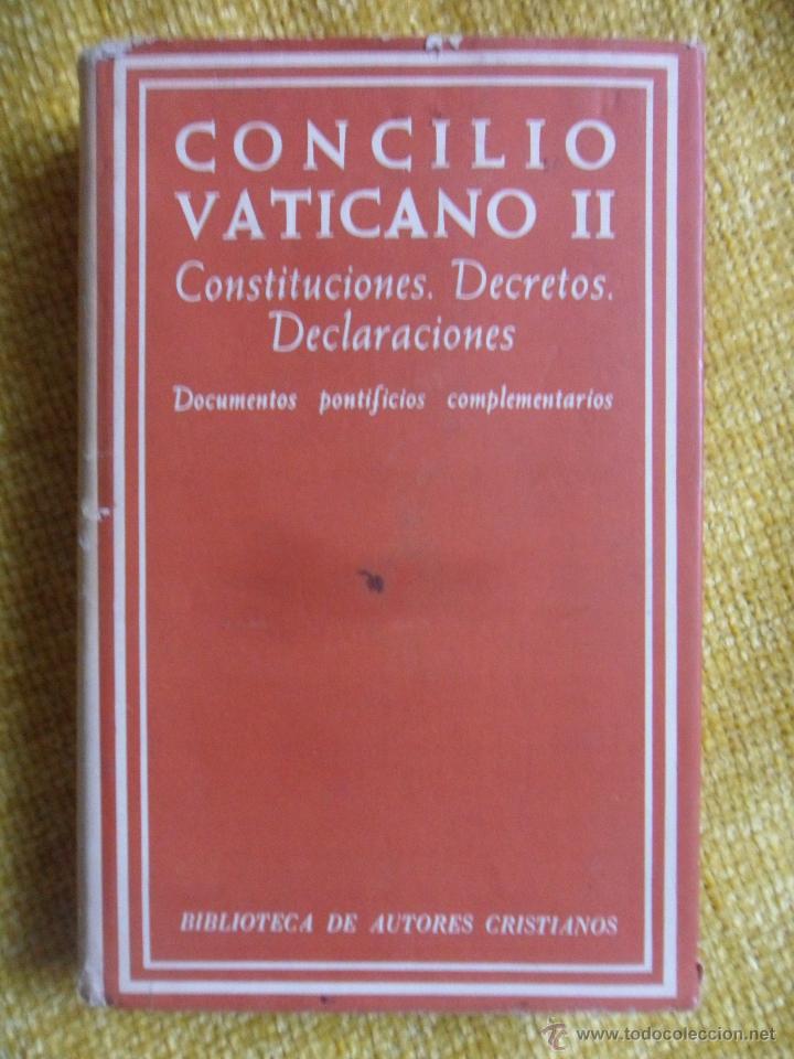 Concilio Vaticano Ii. Constituciones. Decretos. - Comprar Libros De ...