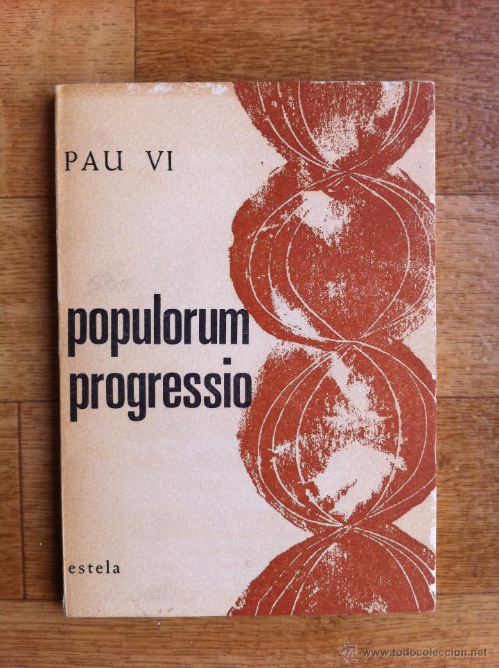 Pablo Vi - Encíclica Populorum Progressio - 196 - Vendido En Venta ...