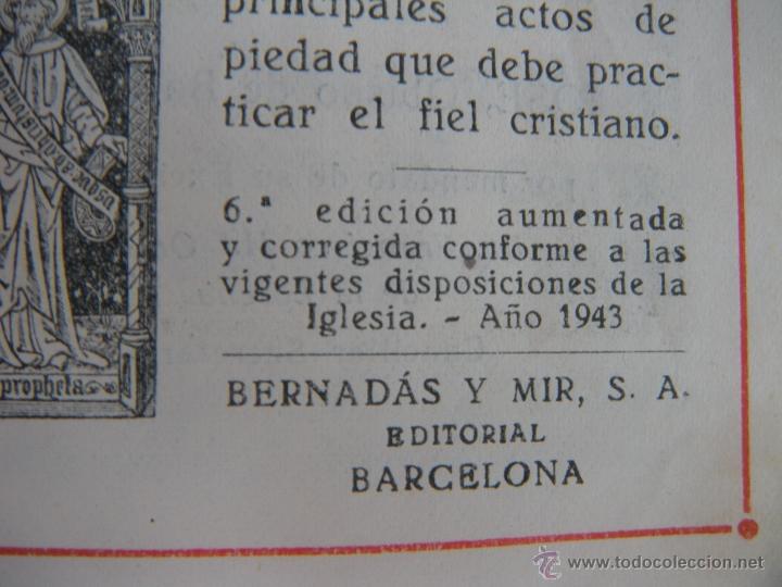 Libros de segunda mano: EJERCICIOS PIADOSOS. - Foto 3