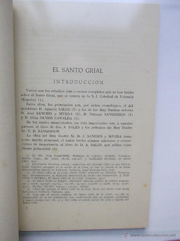 Libros de segunda mano: EL SANTO GRIAL - 1952. - Foto 3