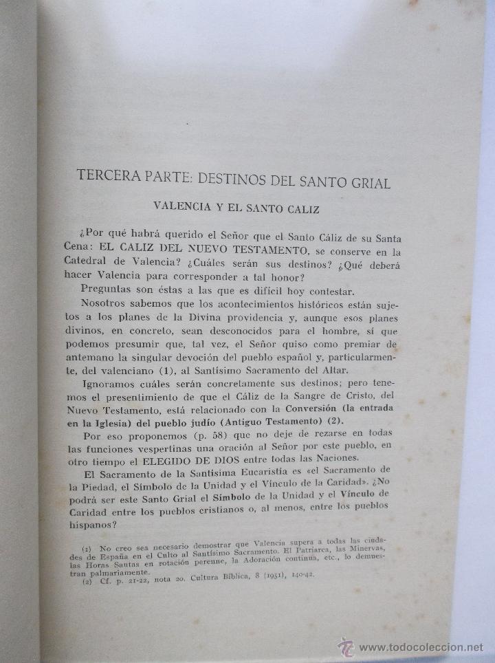 Libros de segunda mano: EL SANTO GRIAL - 1952. - Foto 4