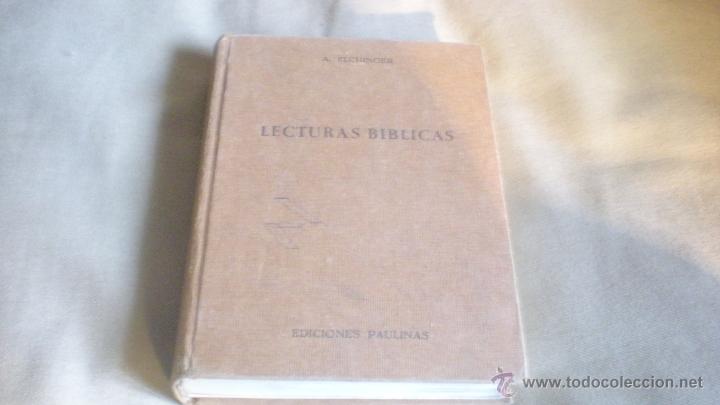 Libros de segunda mano: LECTURAS BIBLICAS . A ELCHINGER - Foto 1