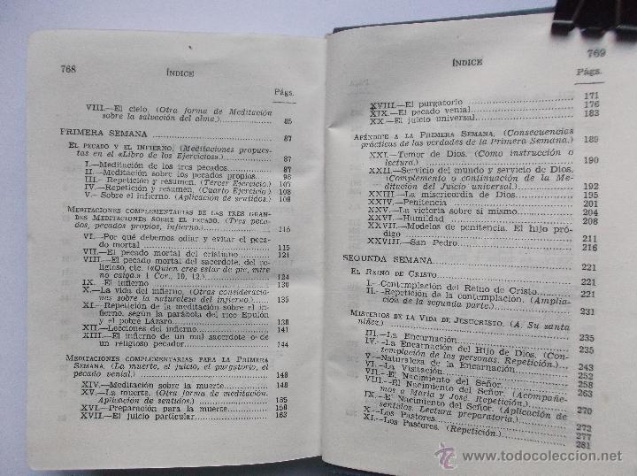 Libros de segunda mano: MEDITACIONES DE LOS EJERCICIOS - 1943 - Foto 4