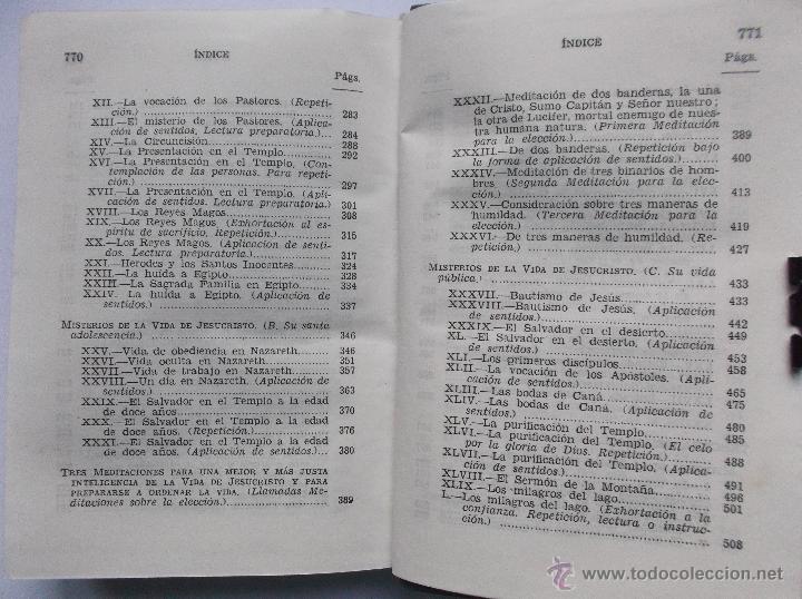 Libros de segunda mano: MEDITACIONES DE LOS EJERCICIOS - 1943 - Foto 5