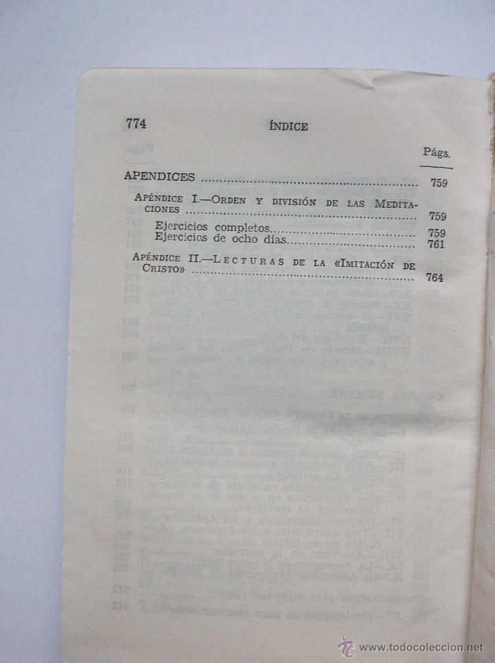 Libros de segunda mano: MEDITACIONES DE LOS EJERCICIOS - 1943 - Foto 7
