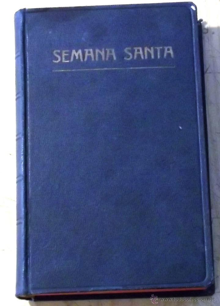 Libros de segunda mano: OFICIO DE LA SEMANA SANTA Y PASCUA DE RESURRECCION - A&Ntilde;O 1942