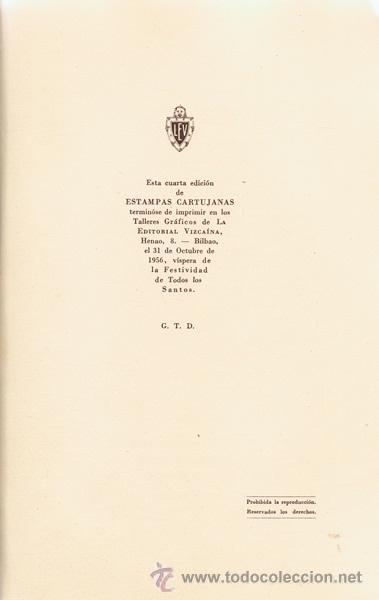 Libros de segunda mano: ESTAMPAS CARTUJANAS ANTONIO GONZALEZ - Foto 2