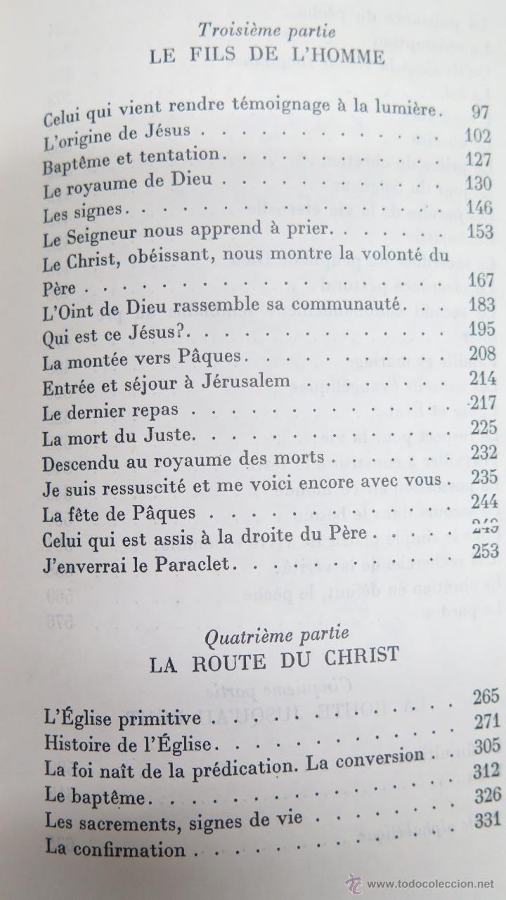 Libros de segunda mano: INTRODUCTION A LA FOI CATHOLIQUE - Foto 3