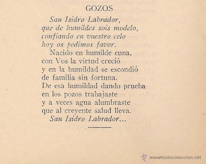 Libros de segunda mano: Misa y novena de San Isidro - 1950 - Foto 2