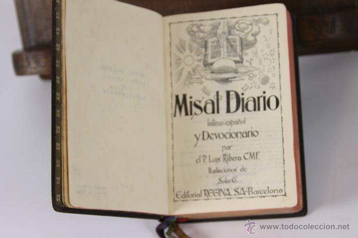 Gebrauchte B&uuml;cher: LP-126 - MISAL DIARIO LATINO-ESPA&Ntilde;OL. LUIS RIBERA. EDIT. REGINA. 1953.