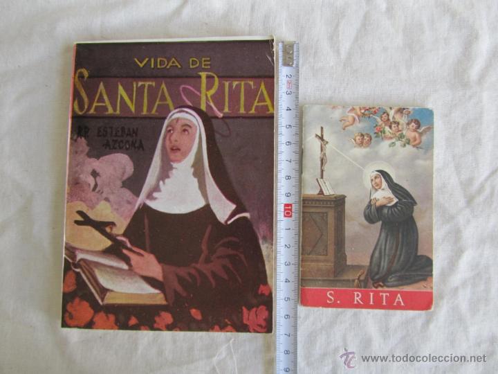 Libros de segunda mano: 2 libritos de la Vida de Santa Rita - Foto 2