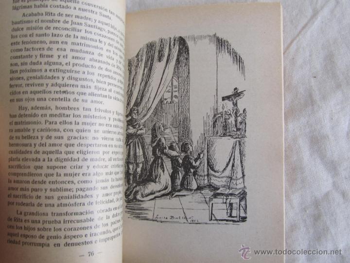 Libros de segunda mano: 2 libritos de la Vida de Santa Rita - Foto 9