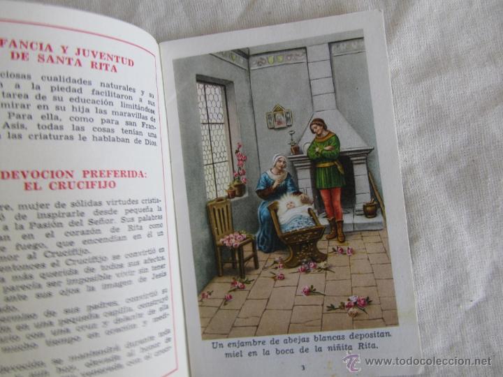 Libros de segunda mano: 2 libritos de la Vida de Santa Rita - Foto 14
