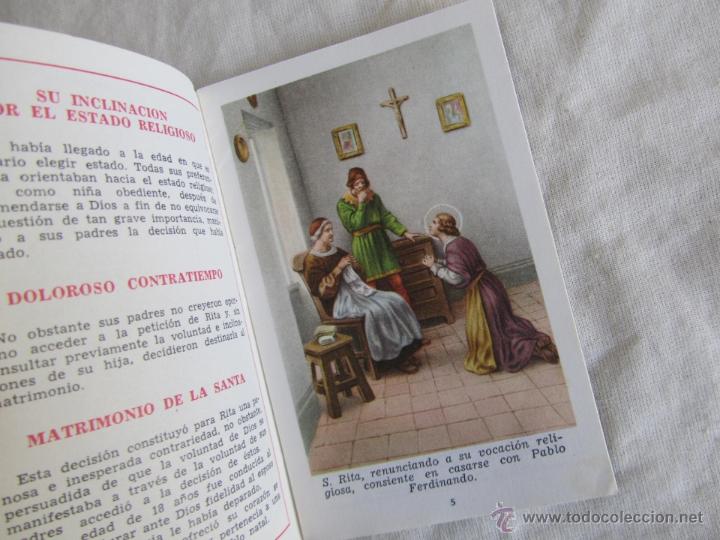 Libros de segunda mano: 2 libritos de la Vida de Santa Rita - Foto 15