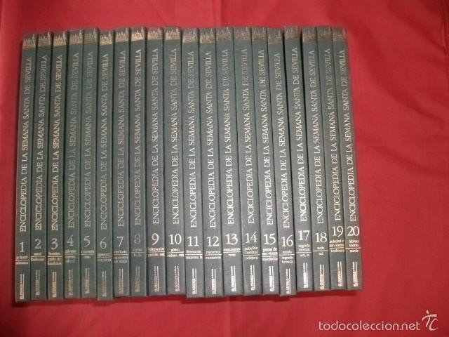 Libros de segunda mano: ENCICLOPEDIA DE LA SEMANA SANTA DE SEVILLA (20 TOMOS)