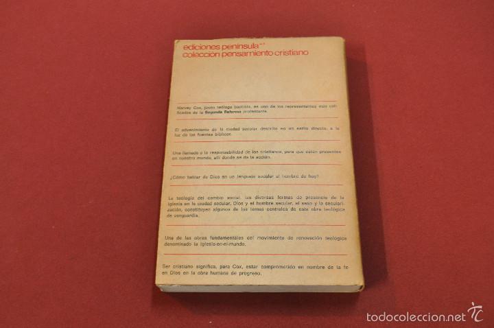 Libros de segunda mano: La ciudad secular - Harvey Cox - RE4 - Foto 3