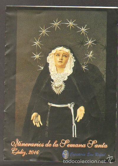 Libros de segunda mano: ITINERARIO SEMANA SANTA CADIZ 2016. A-SESANTA-1362