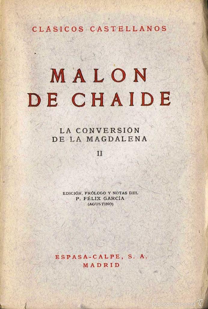 Libros de segunda mano: La Conversi&oacute;n de La Magdalena. Tomo II - Mal&oacute;n de Chaide - Foto 1