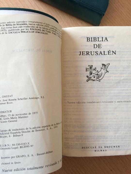 Libros de segunda mano: BIBLIA DE JERUSAL&Eacute;N. 1976 - Foto 2